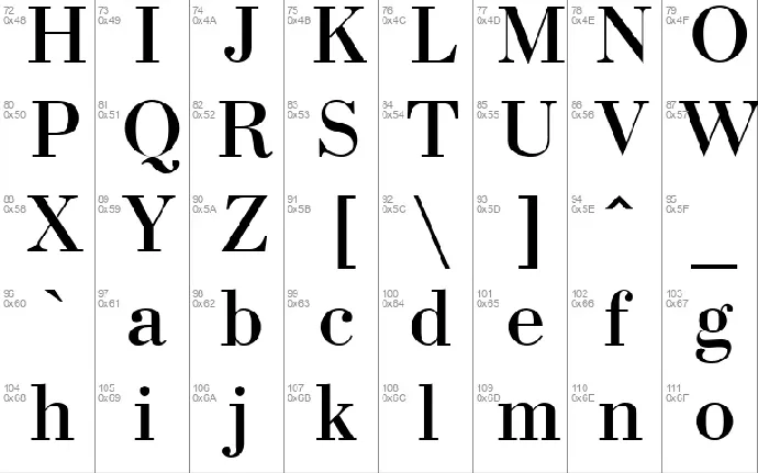 Bodoni font