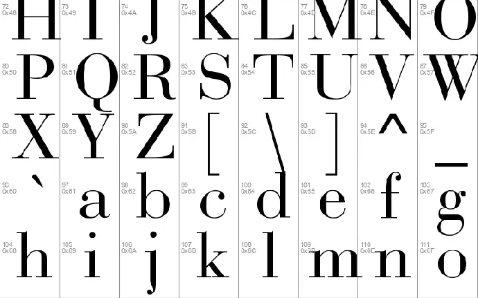 Bodoni font