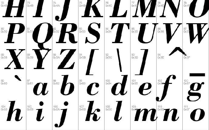 Bodoni font