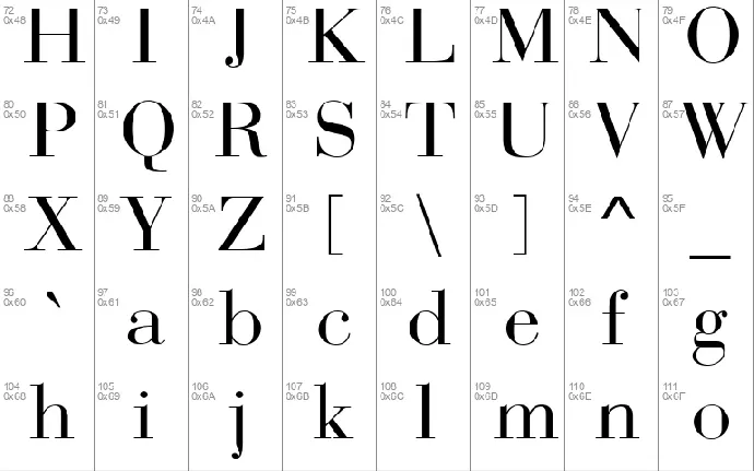 Bodoni font