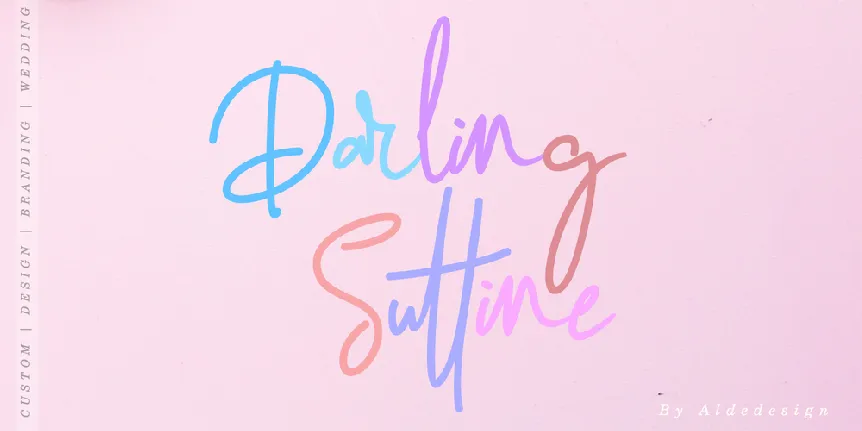 Darling Suttine font