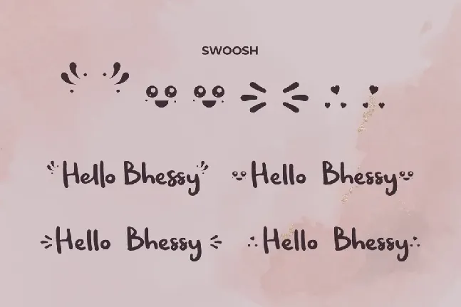 Hello Bhessy Demo font