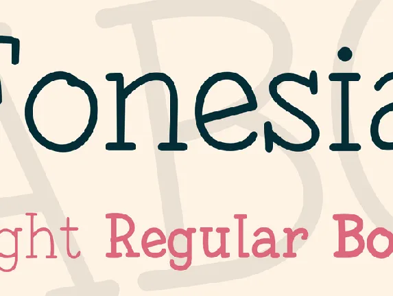 Fonesia font