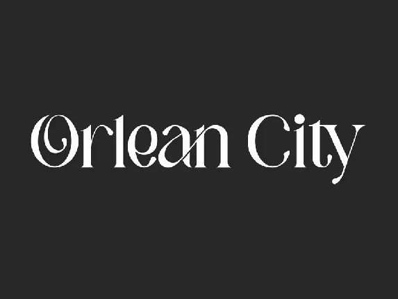 Orlean City font