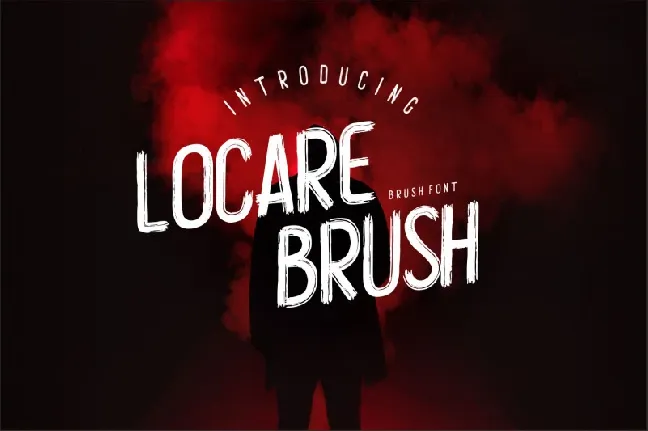 Locare Brush font