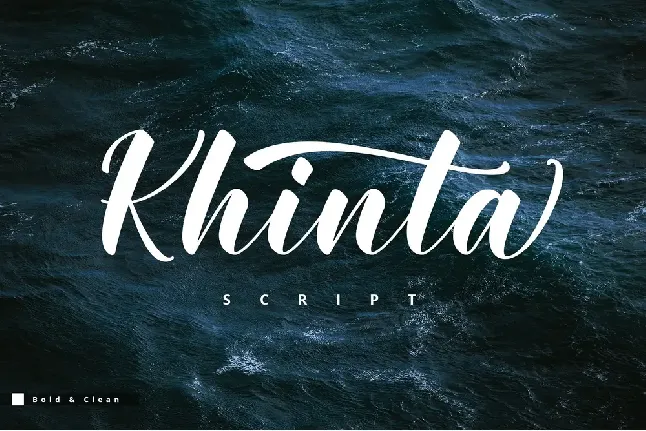 Khinta Script font