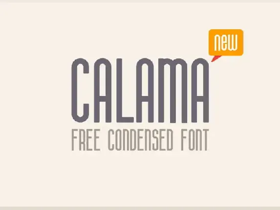 Calama Typeface font