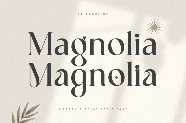 SS Magnolia font