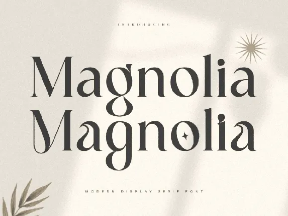 SS Magnolia font