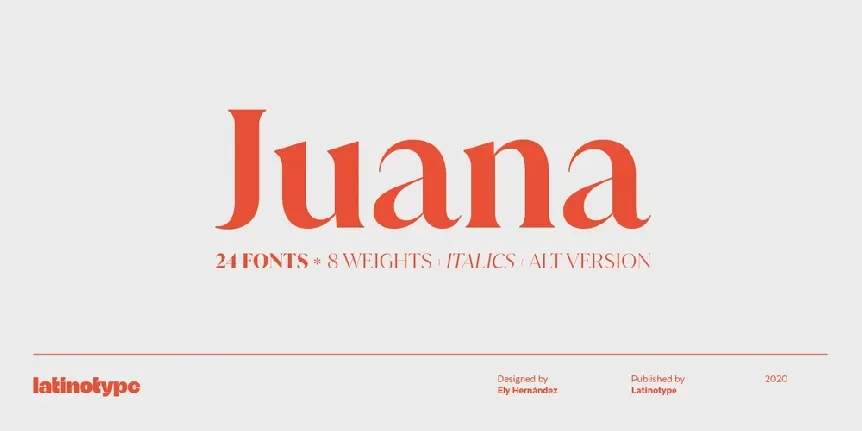 Juana Family font