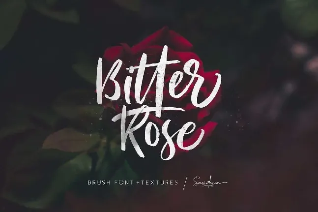 Bitter Rose font