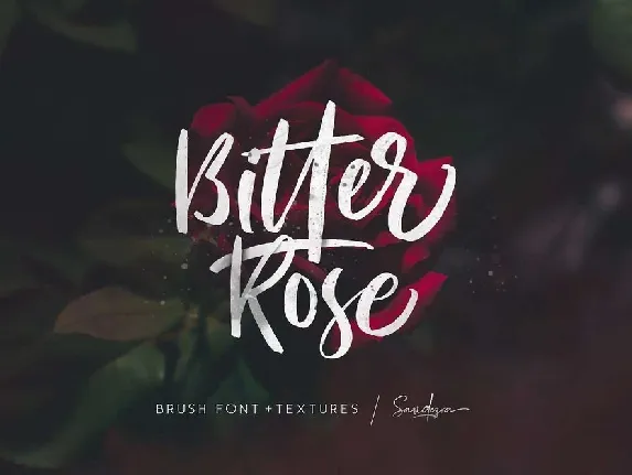 Bitter Rose font