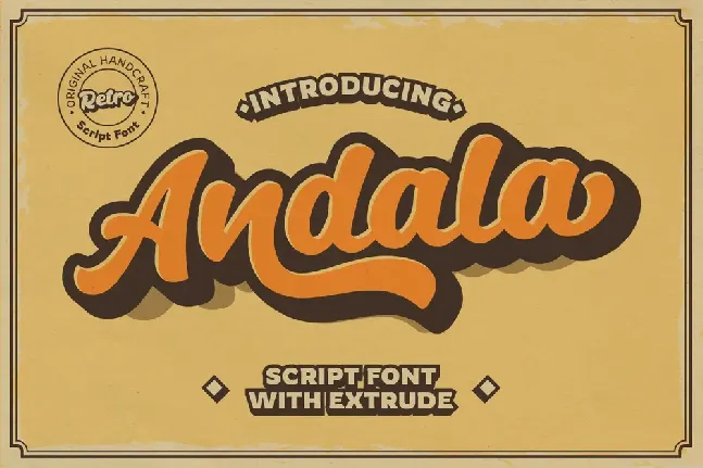 Andala Script font