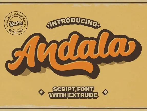 Andala Script font