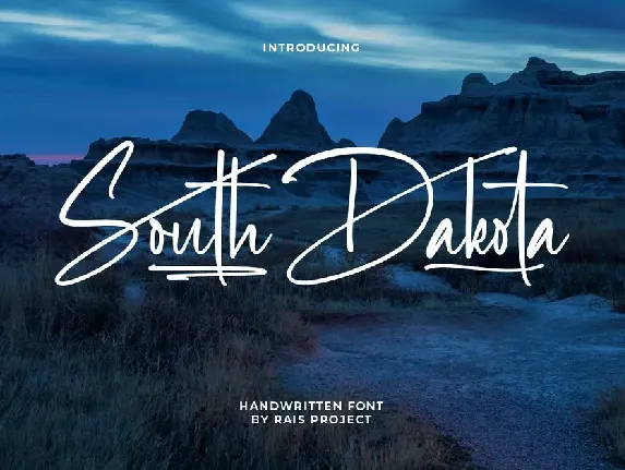 South Dakota Demo font