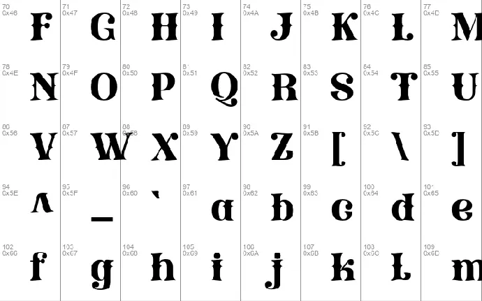 QEDHENIFtrial font