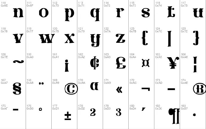 QEDHENIFtrial font