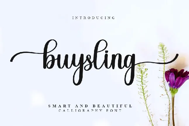 Buysling font