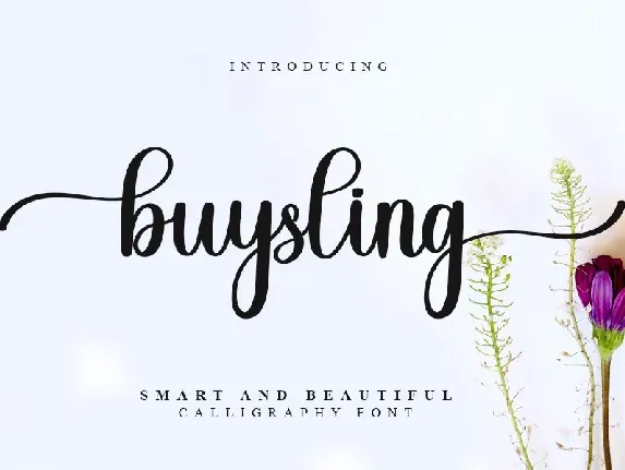 Buysling font