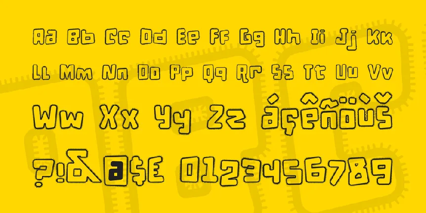 d puntillas font