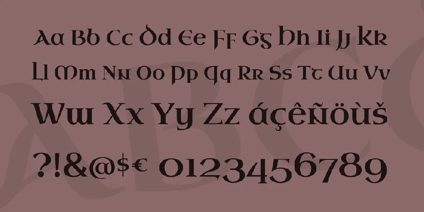 Uncial Antiqua font