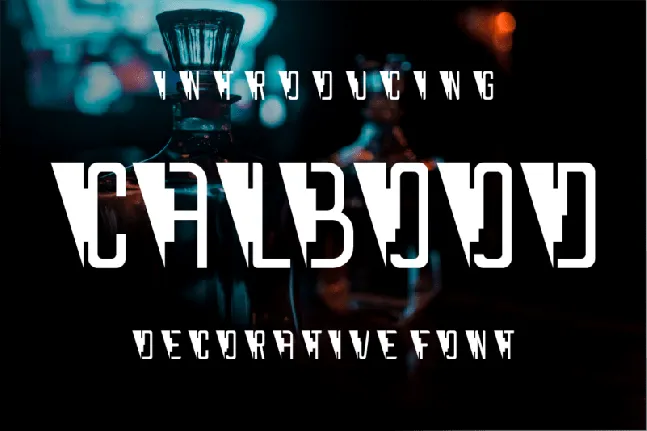 Calbood font