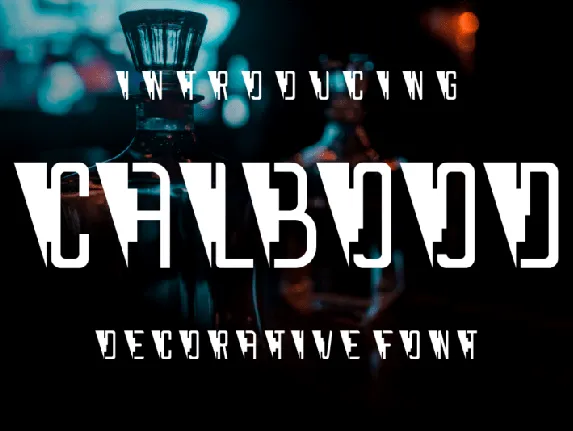 Calbood font