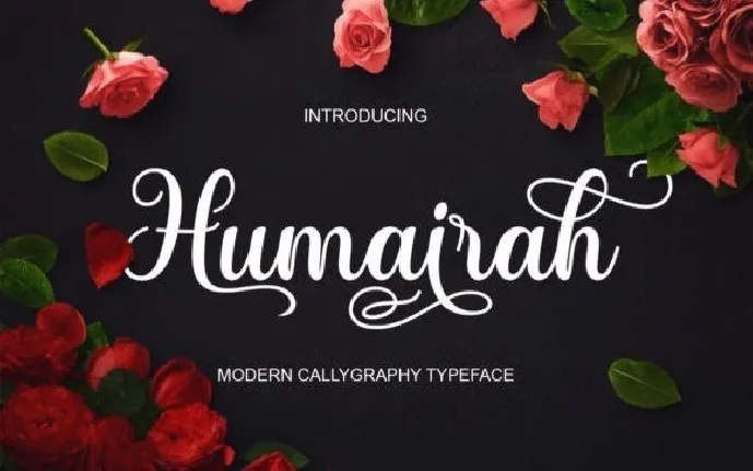 Humairah Calligraphy font