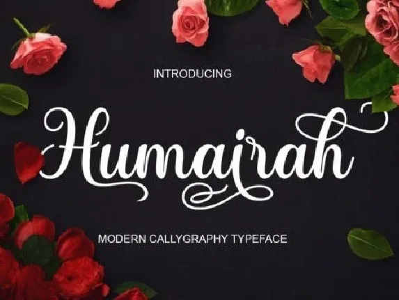 Humairah Calligraphy font