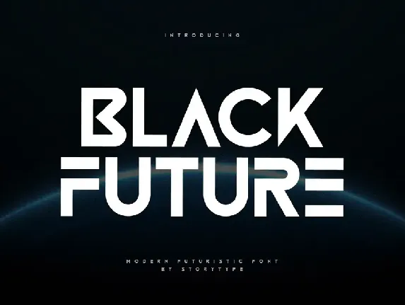 Black Future font