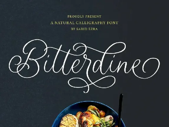 Bitterdine font