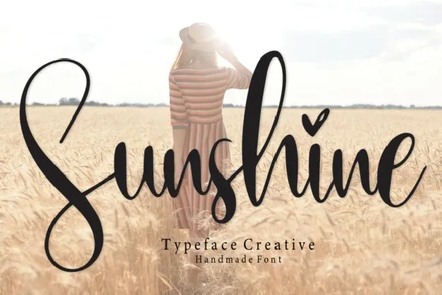 Sunshine Script Typeface font