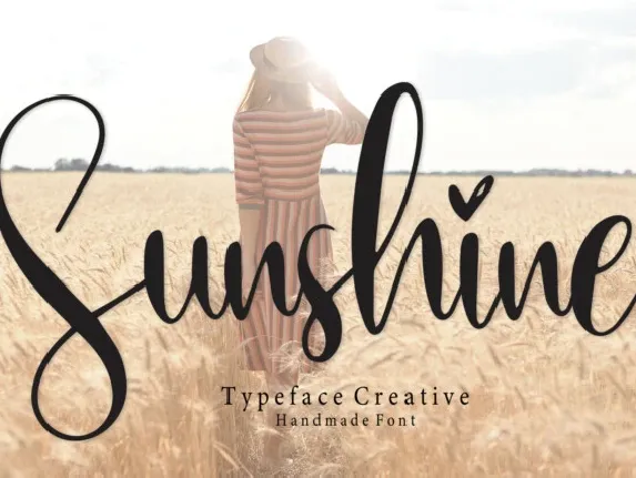 Sunshine Script Typeface font