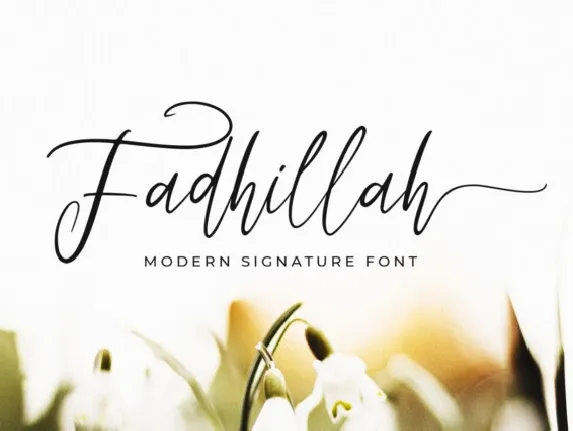 Fadhillah font