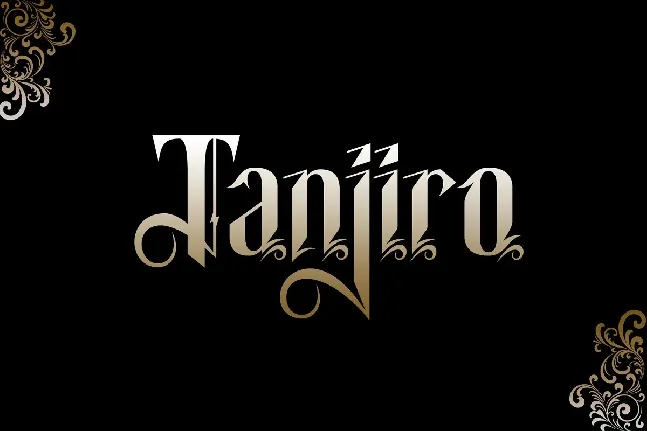 Tanjiro font