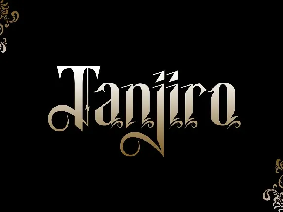 Tanjiro font