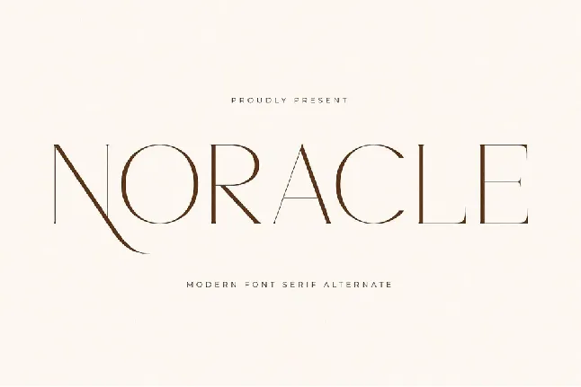 Noracle font