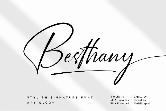 Besthany font