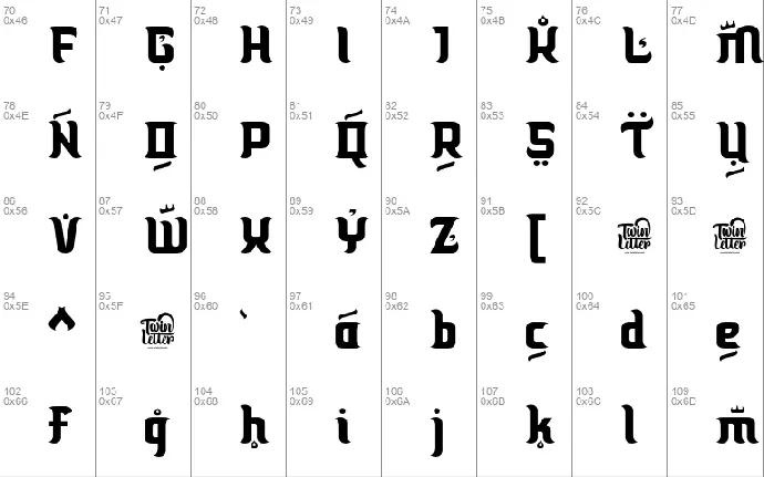 Makwus font