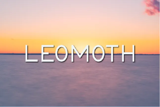 Leomoth font