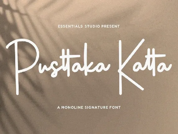 Pusttaka Katta font