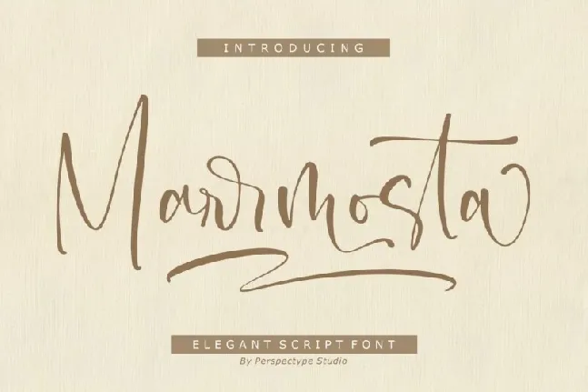 Marrmosta font