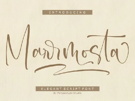 Marrmosta font