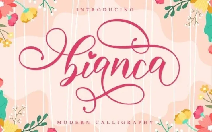 Bianca Calligraphy font