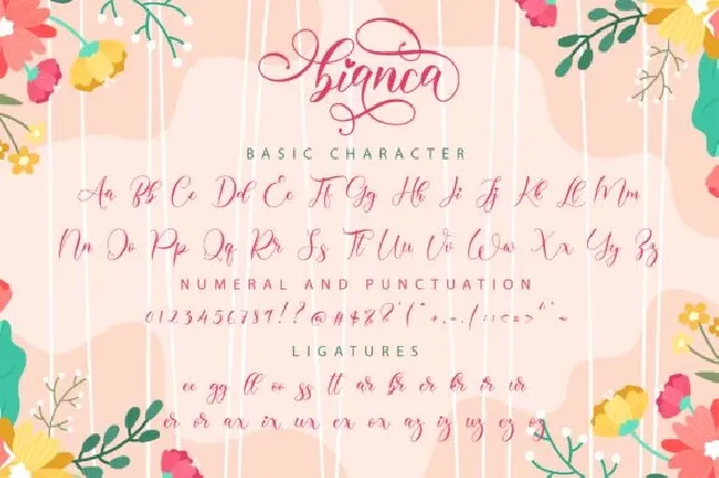 Bianca Calligraphy font