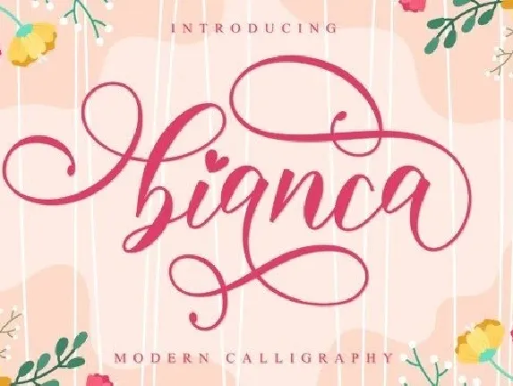 Bianca Calligraphy font