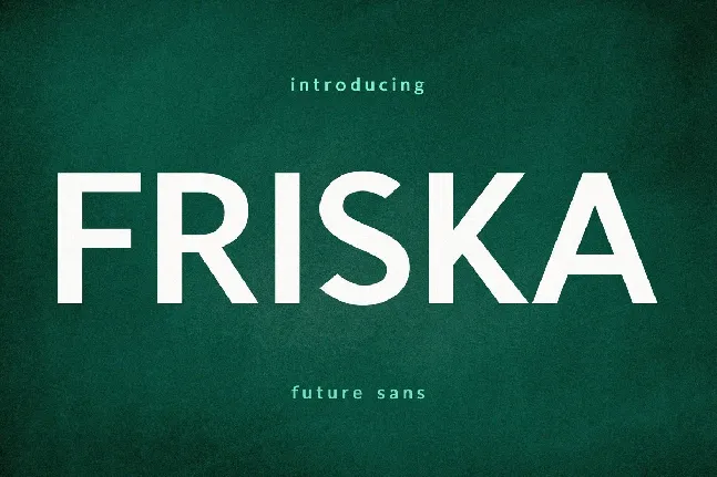 Friska font