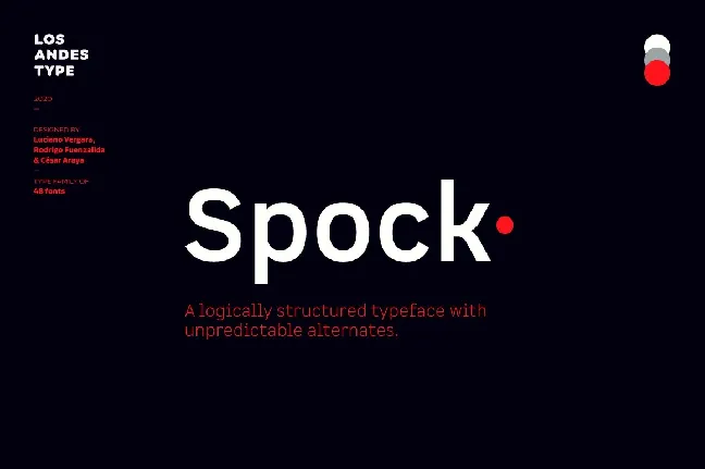 Spock Family font