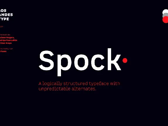 Spock Family font