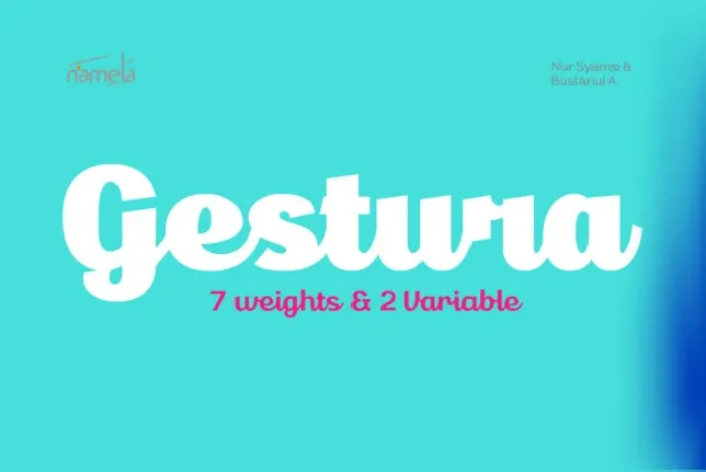 Gestura Script font